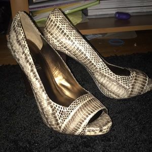 ALDO snakeskin pumps